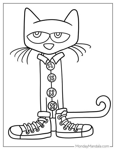 Pete The Cat Color Page