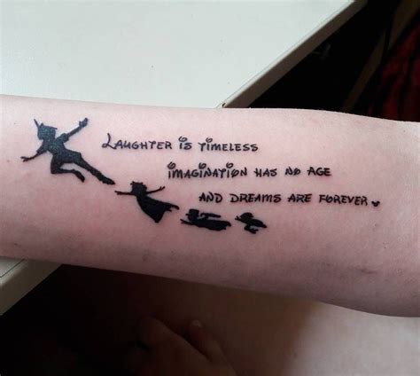 Peter Pan Quotes Tattoo