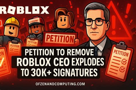 Petition To Remove Roblox Ceo