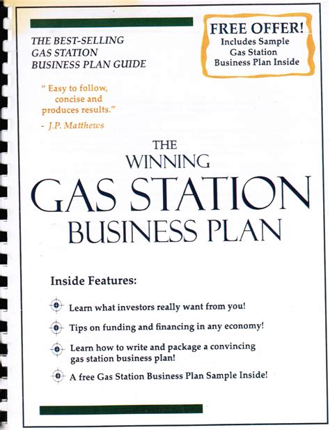 Gas Station Business Plan Legal Forms and Business Templates