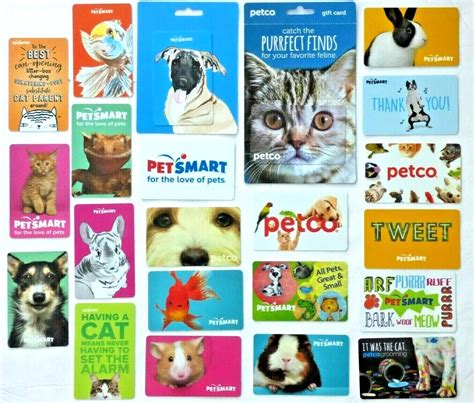 Petsmart & Petco Gift Card Lot Of 22 - Each Diff - Dog, Cats, Animals - No  Value | Ebay