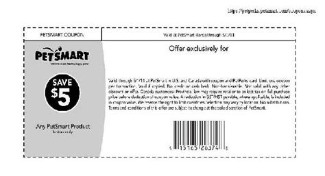 Petsmart In Store Coupons Printable