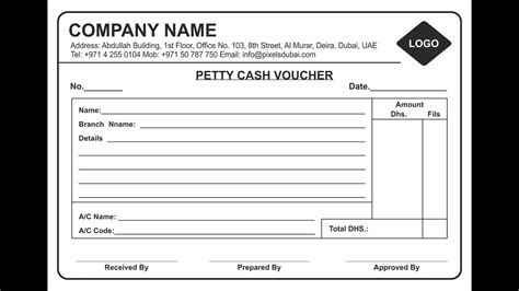 Sample Petty Cash Voucher Template 9+ Free Documents in PDF, Word, Excel