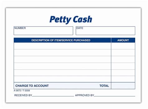 Petty Cash Voucher Template Free