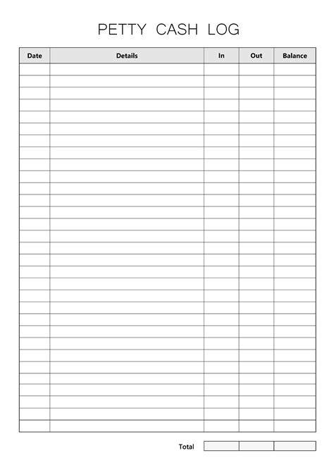 40 Petty Cash Log Templates & Forms [Excel, PDF, Word] ᐅ TemplateLab