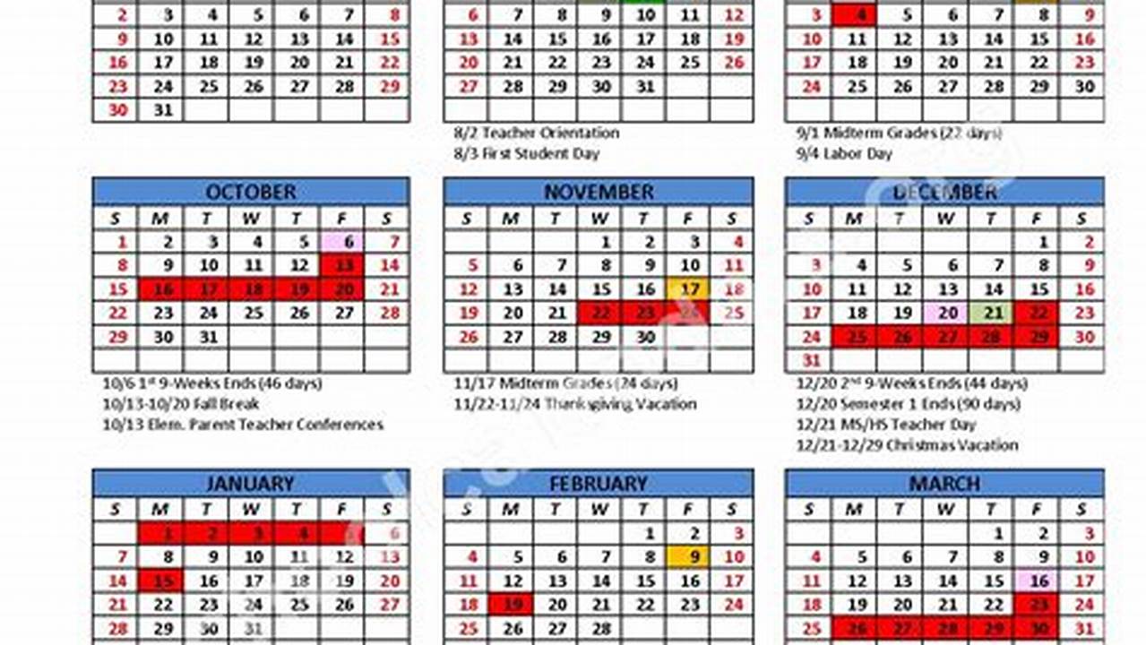 Pgcc Spring Calendar