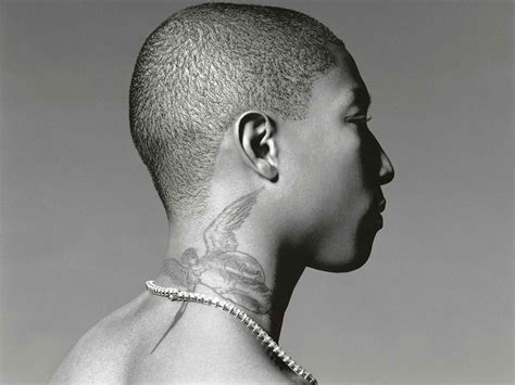Pharrell Tattoo Neck