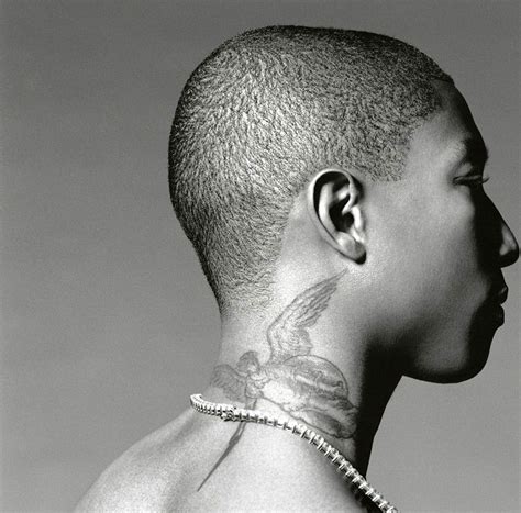 Pharrell Tatouage cou, Pharrell williams, Portraits