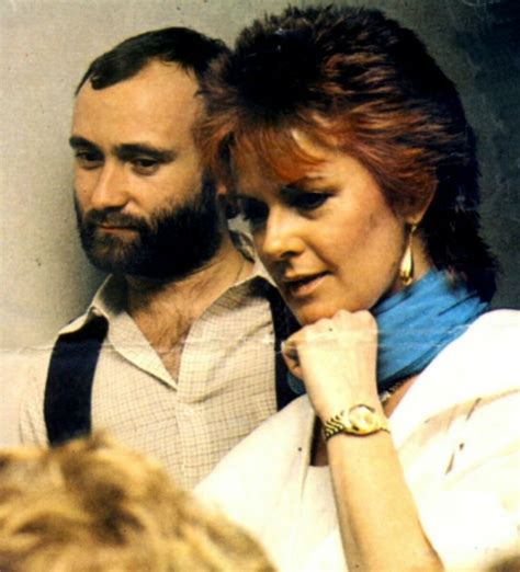 Phil Collins and Frida ABBA