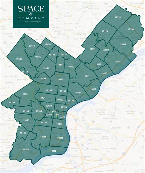 Philadelphia Area Code Map