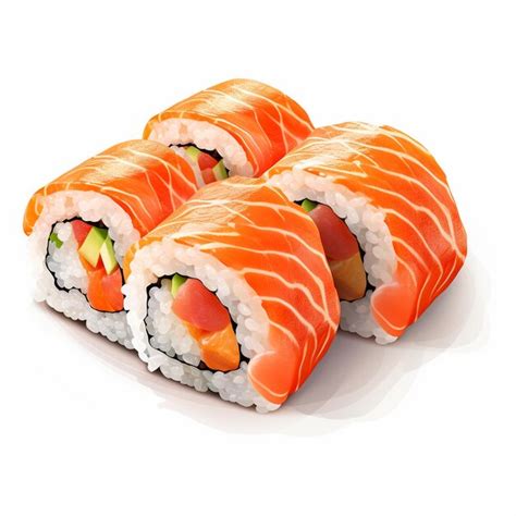 Philadelphia Roll 3D PNG