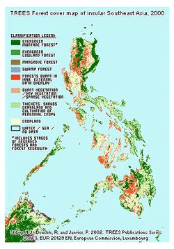 Philippines vegetation cover