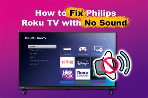Philips Roku TV sound fix
