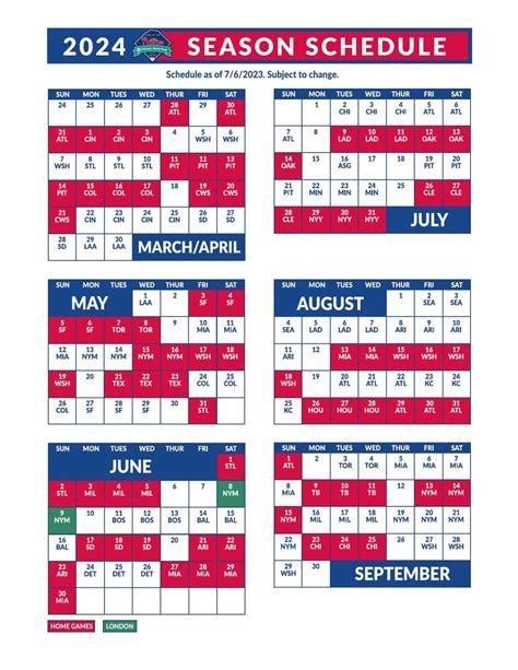 Phillies Calendar 2024