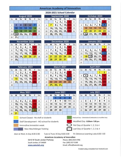 Phillips Academy Academic Calendar
