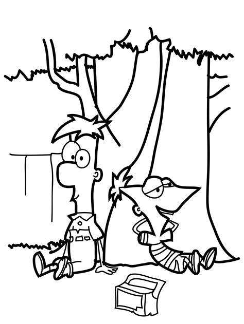 Phineas And Ferb Color Pages