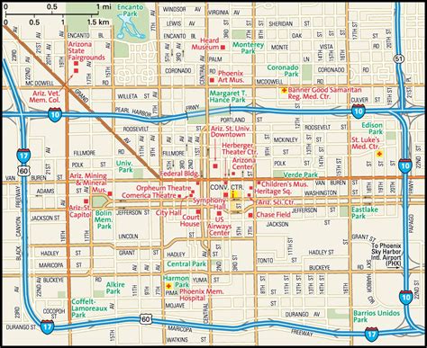 Phoenix City Map Printable