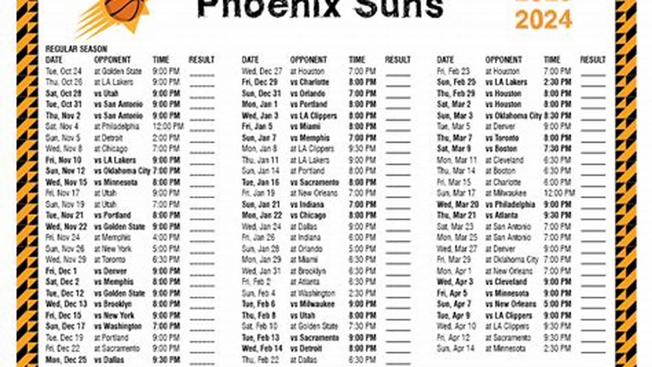 Phoenix Concerts 2024 Schedule
