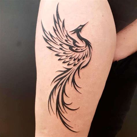 Tribal Phoenix Tattoos Meanings, Placement & Tattoo Designs