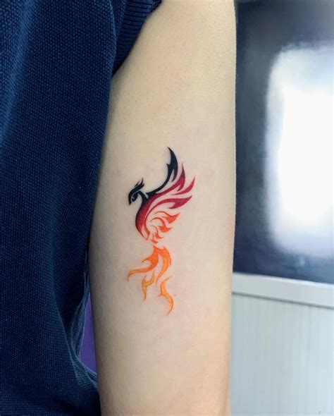 Phoenix Bird Small Tattoo