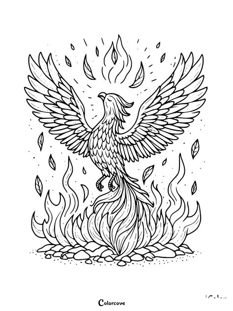Phoenix Coloring Pages