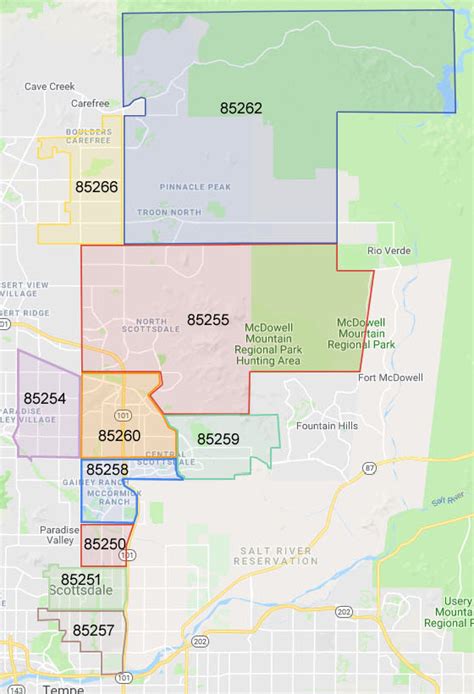 Phoenix Zip Code Map Colleen Olson Scottsdale Phoenix Real Estate