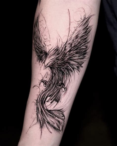 109 Best Phoenix Tattoos for Men Rise From The Flames