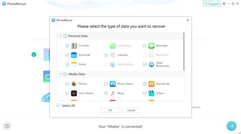 PhoneRescue User Interface
