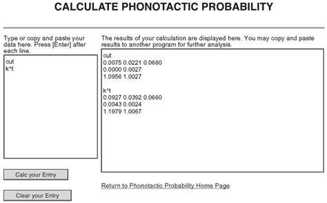 Phonotactic Probability Calculator