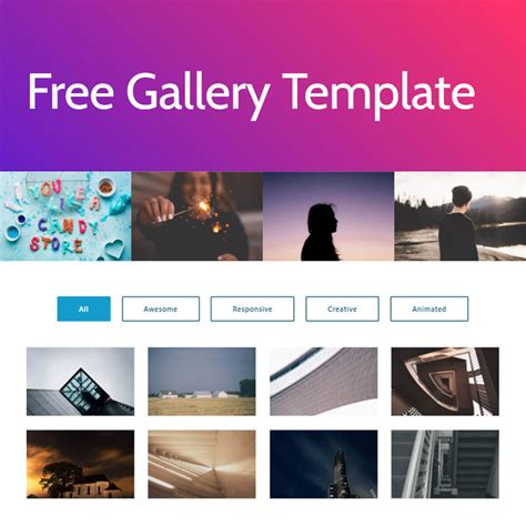 Photo Gallery Html Template Free Download