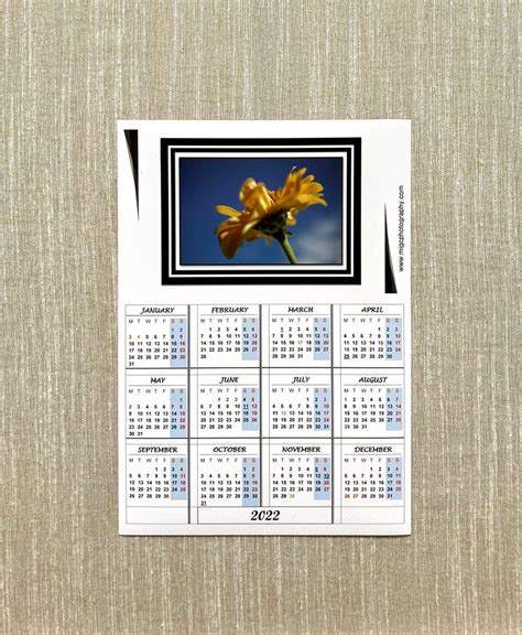 2023 White Elephant Calendar by Janz 4x6 Custom