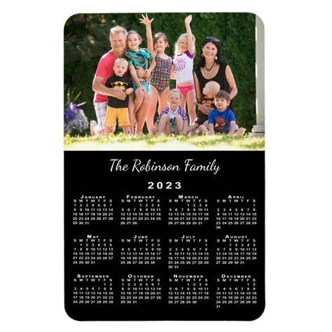2023 White Elephant Calendar by Janz 4x6 Custom