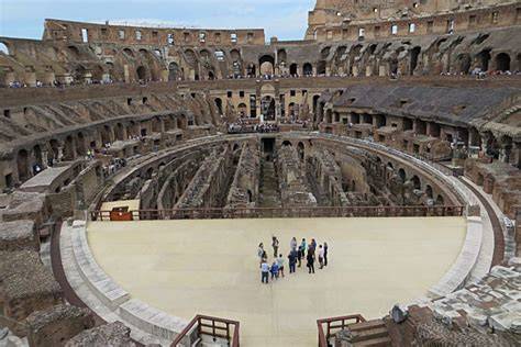 Photographing Colosseum Arena Floor