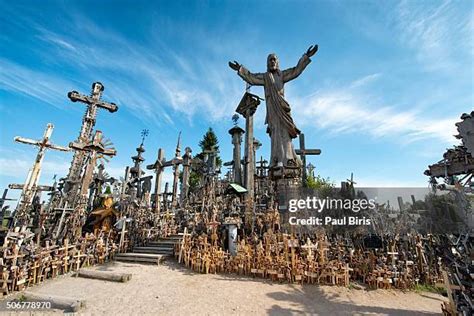 Photographing Hill of Crosses
