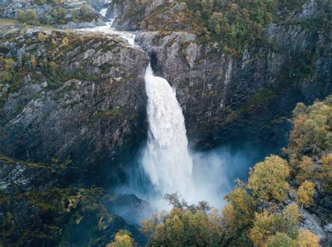 Photographing Manafossen Waterfall