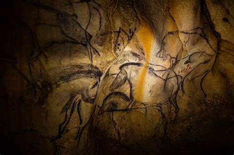 Photographing cave paintings