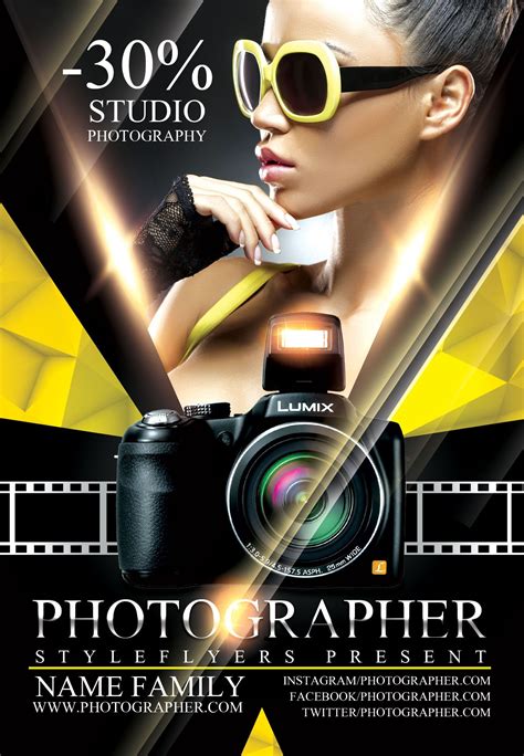 15 + Beautiful Flyer Templates for Photography