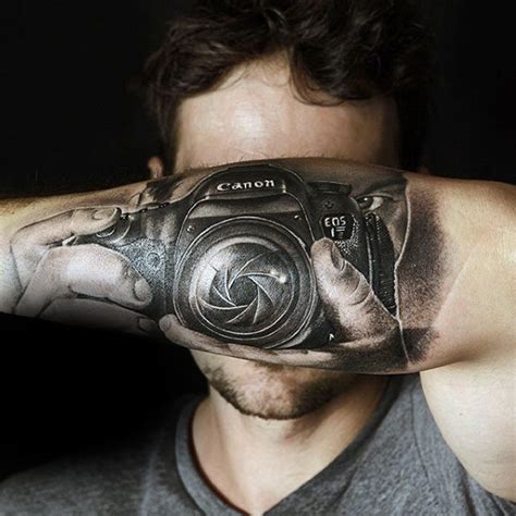 80 Camera Tattoo Designs For Men Photography Ink Ideas