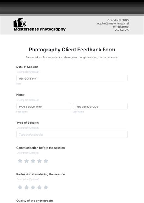 Photography Feedback