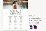Photography Price List