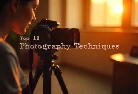 Photography techniques
