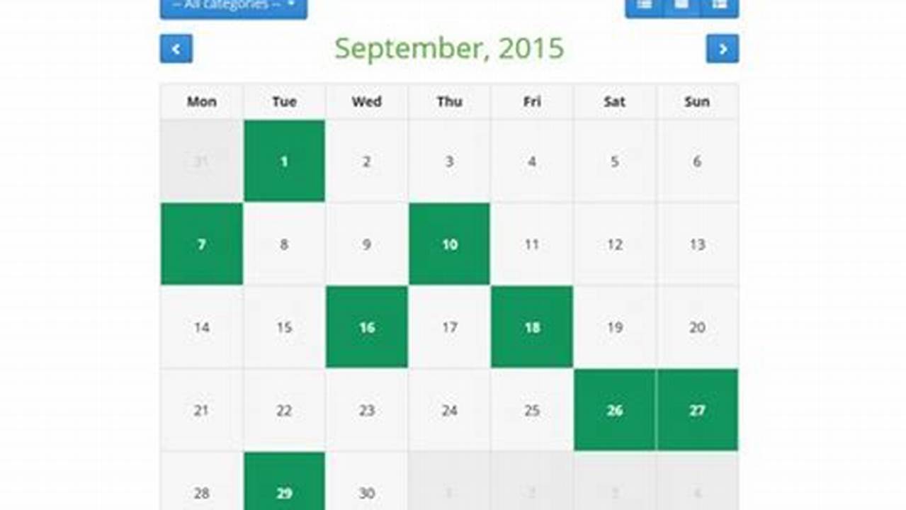Php Calendar Module