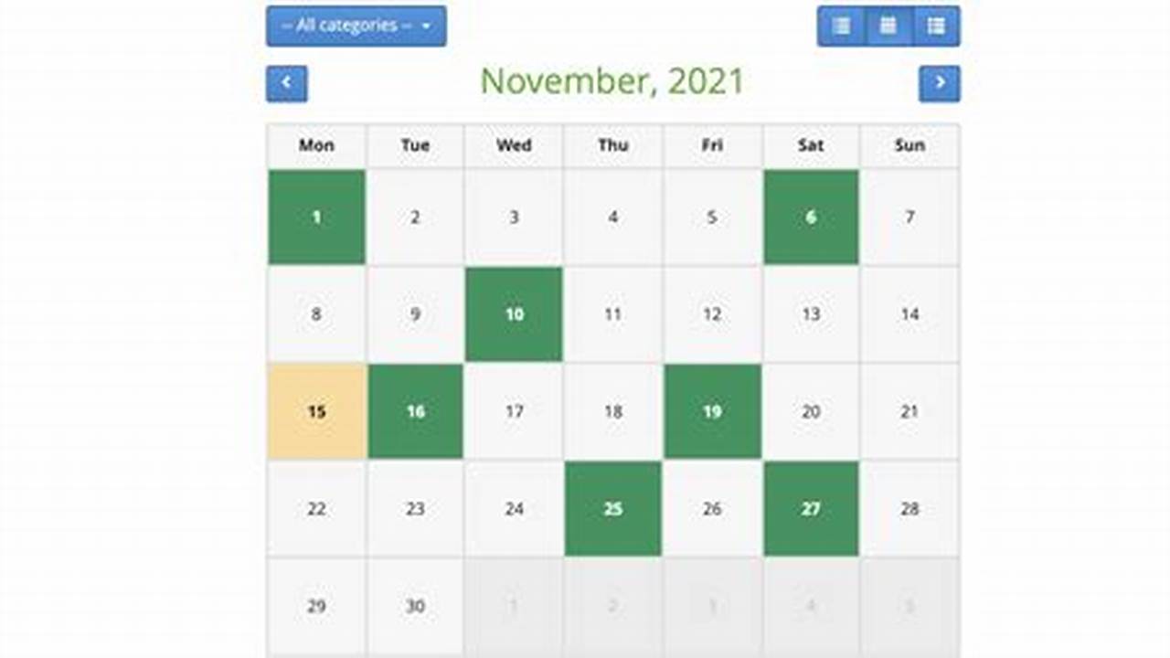 Php Script Calendar