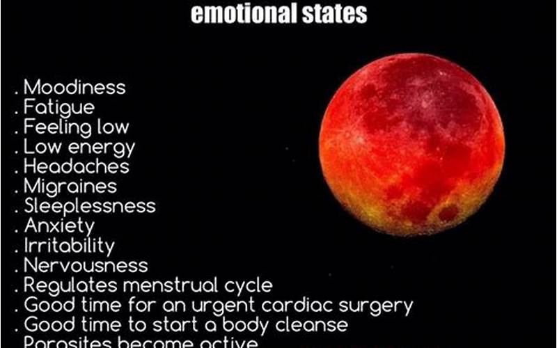 Physical Effects Of The Full Moon