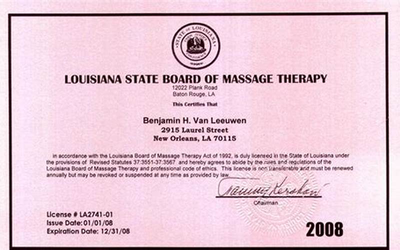 Physical Therapist License
