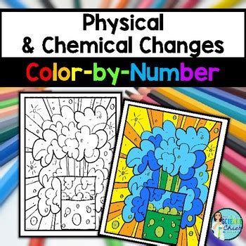 Unleash Your Inner Scientist with Physical-Chemical Changes & Properties Color by Number: A Fun and Educational Journey!