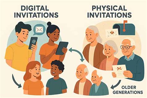 Physical Invitations vs. Digital Options