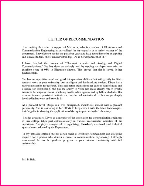 Physical Therapy Recommendation Letter Template