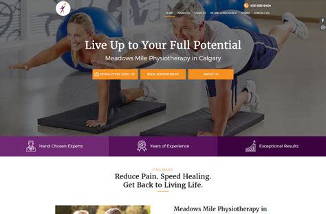 Physical Therapy Website Templates