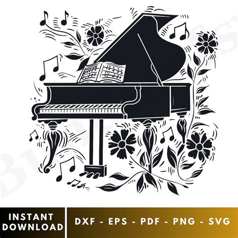 Unlock Your Creativity with Piano SVG Free - Download Now and Rock Your Project!